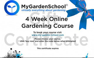 Last Minute Gardening Gift! - Give an Online Gardening Course Gift Voucher
