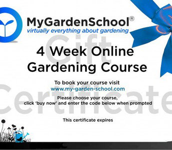 Last Minute Gardening Gift! - Give an Online Gardening Course Gift Voucher