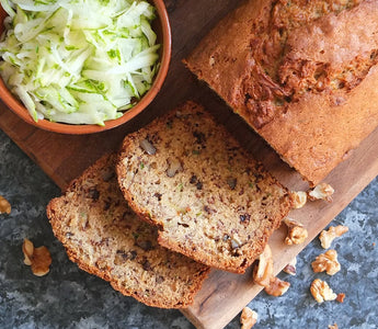 Baking with Courgettes: Spiced Banana Courgette Loaf
