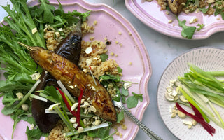 Miso aubergine supper