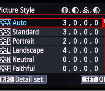 Picture Styles: Changing the look of your images