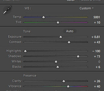 Exposure VS Highlights VS Whites